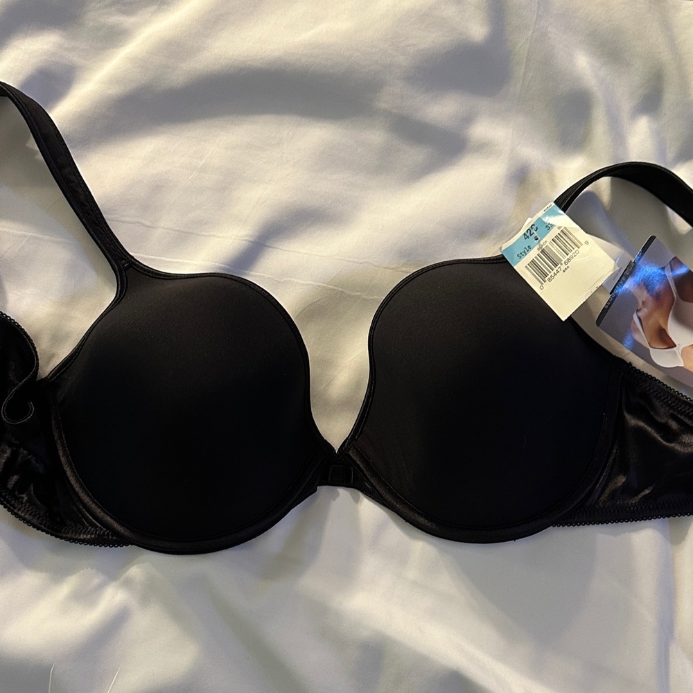 NWT Bali Seductive Curves Black Underwire Bra
